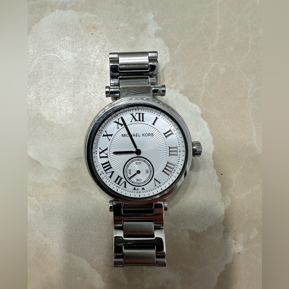 Michael Kors - Skylar MK 5866 watch. Silver, stainless steel, 42mm - Picture 1 of 6